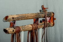American Hardwood Native American Flute, Minor, Mid G-4, #N28Da (6)